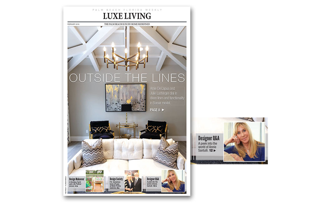 Palm Beach Florida Weekly Luxe Living interior design